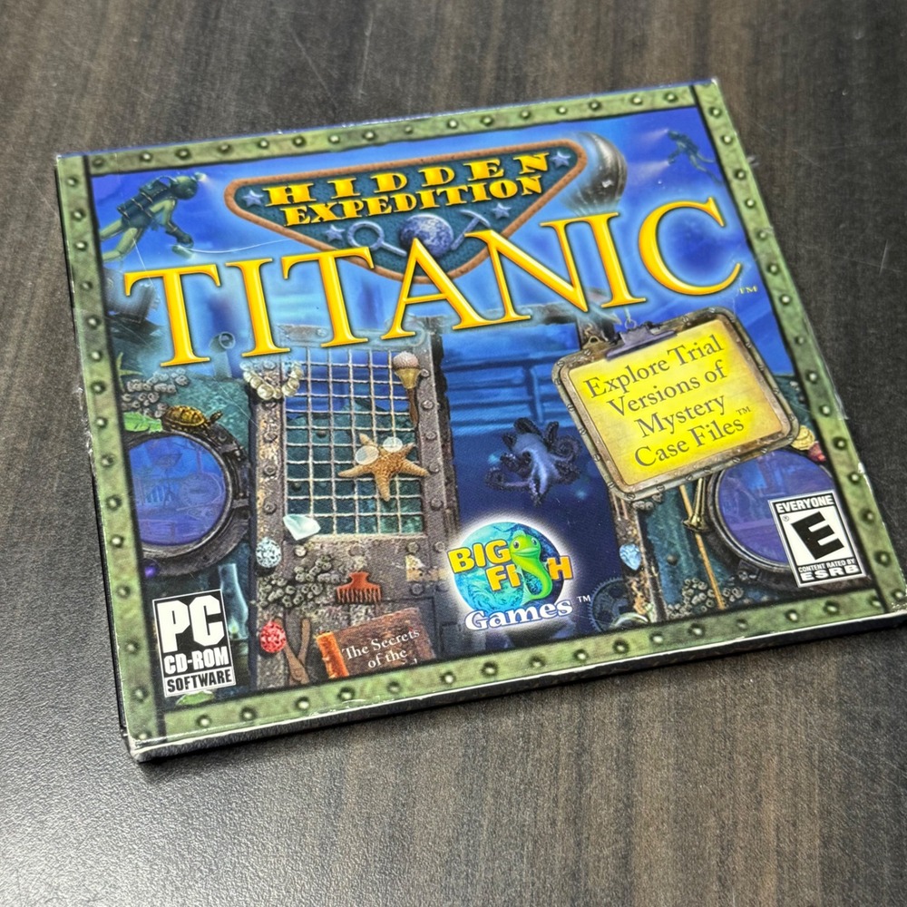 Hidden Expedition Titanic PC CD-ROM Big Fish Games Jewel Case 2006